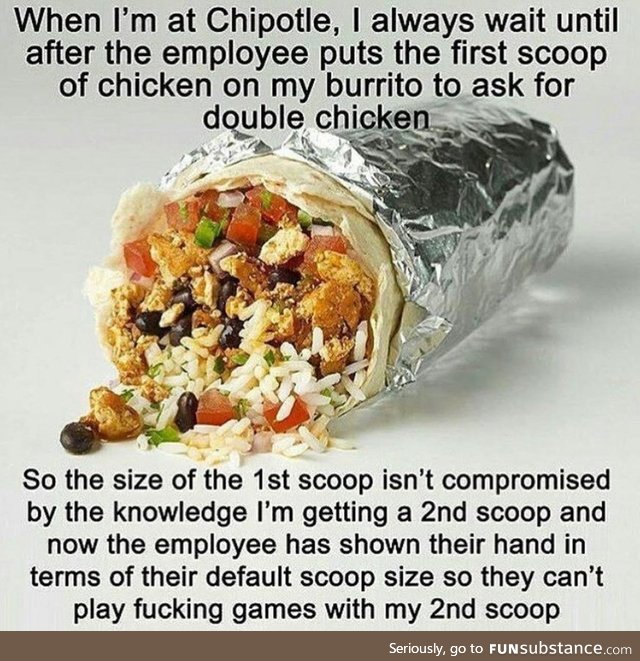 "double scooped"