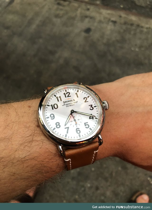 People have been posting chips lately, but allow me to share my watch, a gift to myself