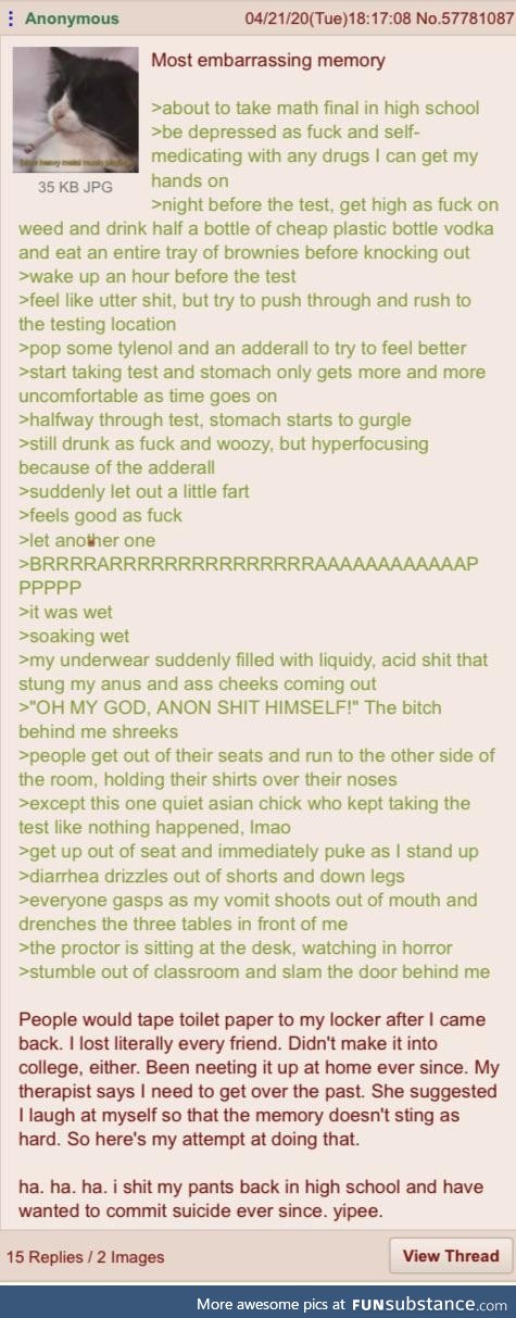 Anon shits himself