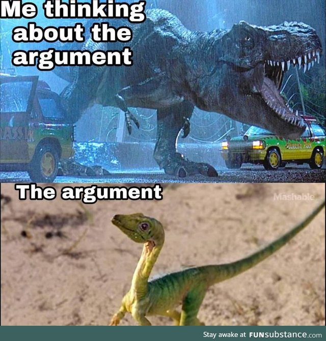 The joy of overreacting