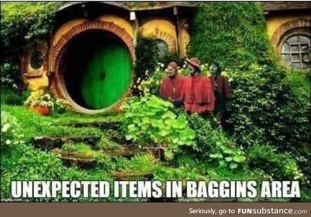 Frodo, I don't think we're in the shire anymore ..