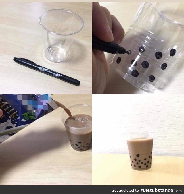 No bubble tea in quarantine? Improvise