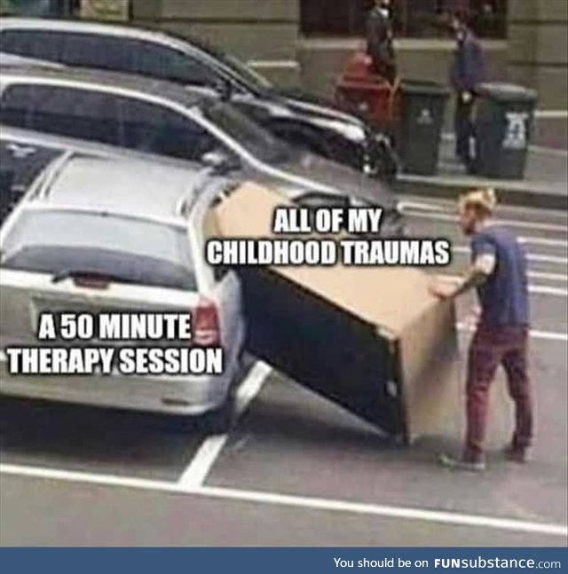 Nothing a 50 minute therapy session can't fix