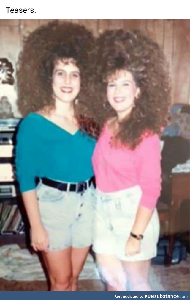 What fashion items/styles will we look back on like we do with this hairstyle?
