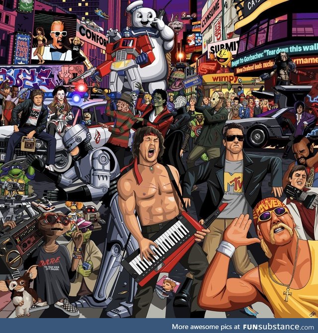 Further Jim'll Paint It Art - "The Most 80s Picture Ever Created