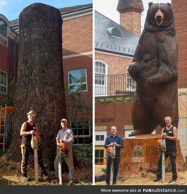 18 foot kodiak bear by Paul Waclo