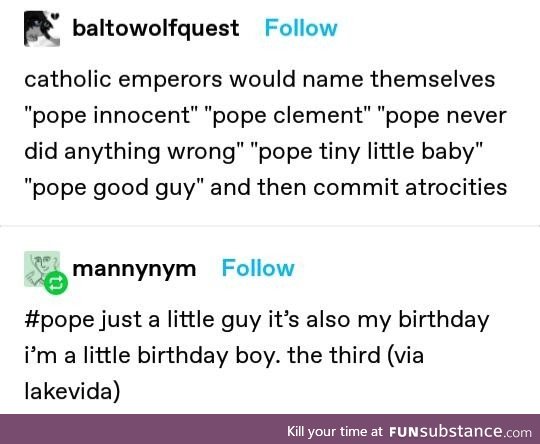 Pope-pourri