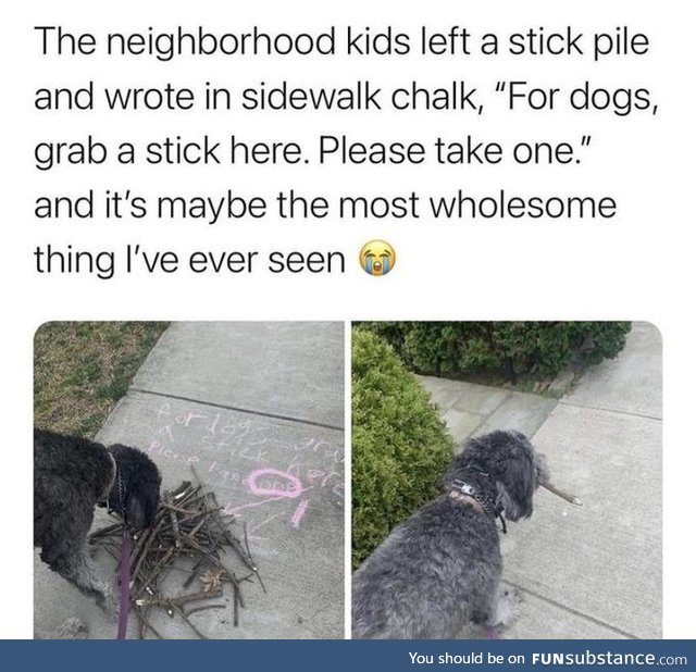 Grab a stick