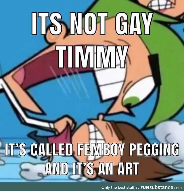 It's not gay when her pen*s is feminine!!
