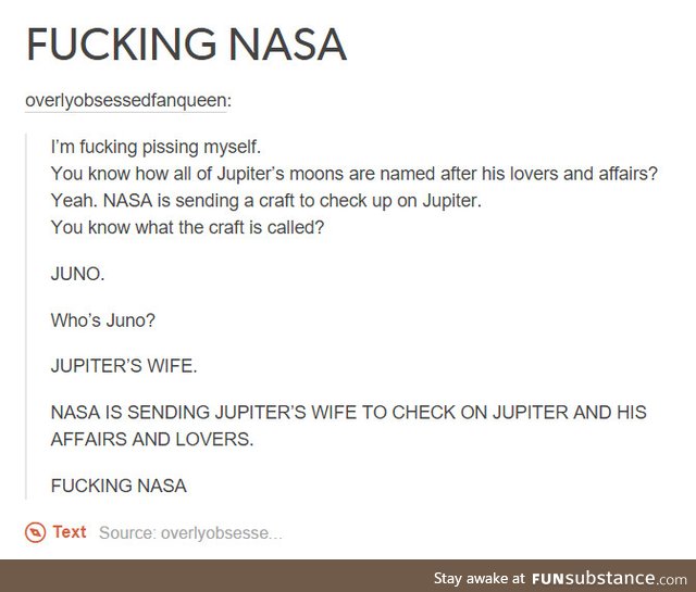 Well played NASA