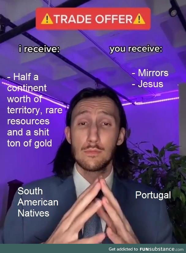 * snorts gold and slaves *