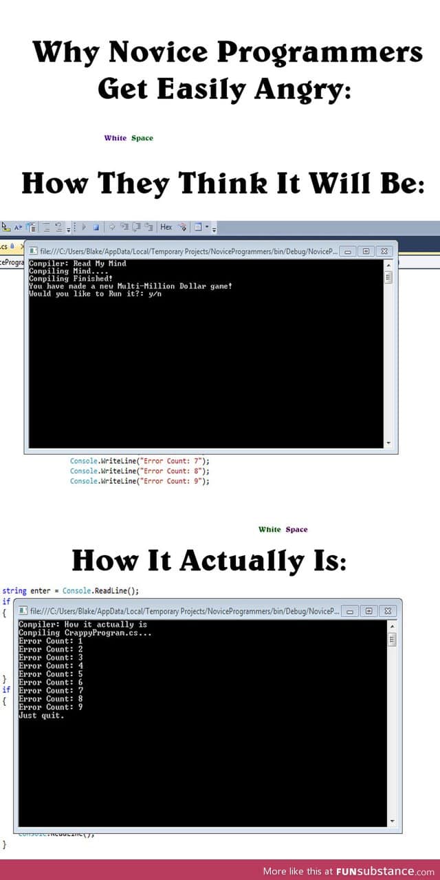 Why new programmers get so angry