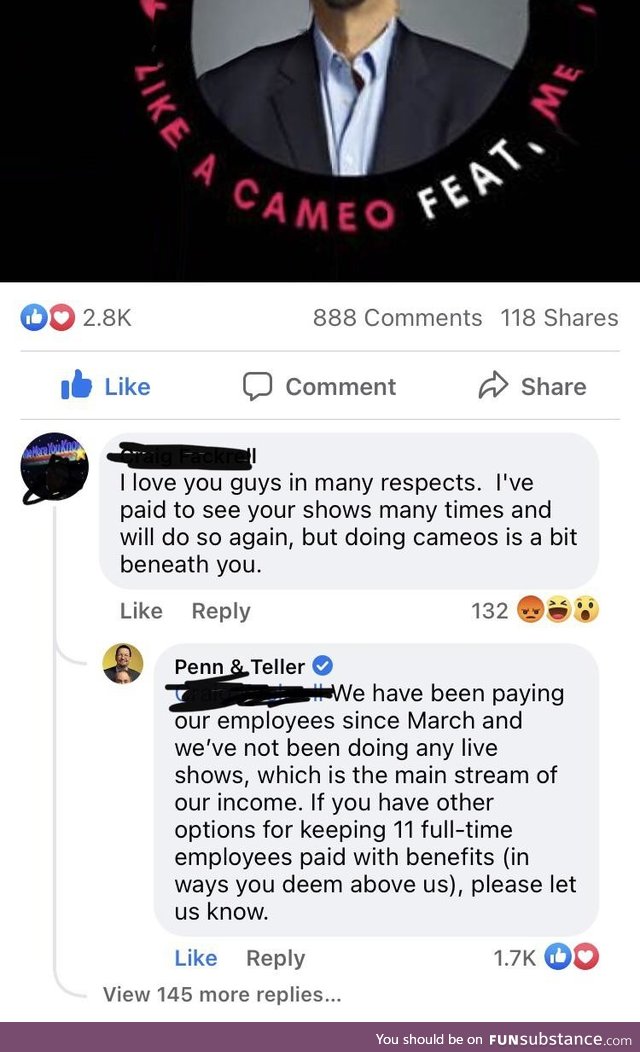 In which Penn and Teller do Cameo