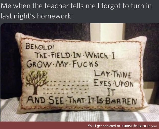 I just didn’t do it, ok?