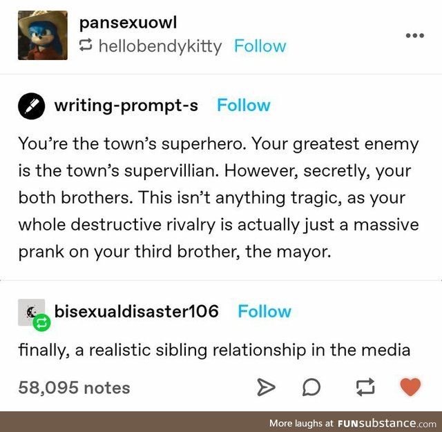 The Superhero, The Supervillain, and The Mayor