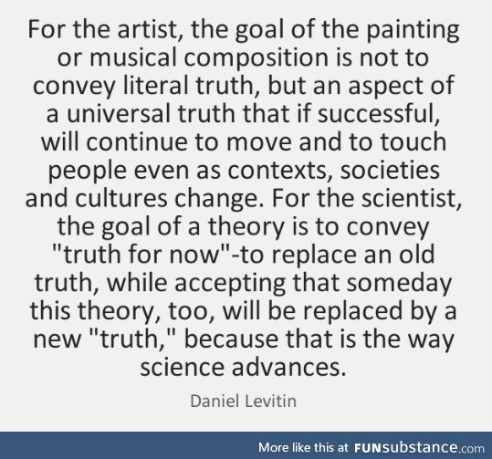 The Artist and The Scientist - Daniel J Levintin