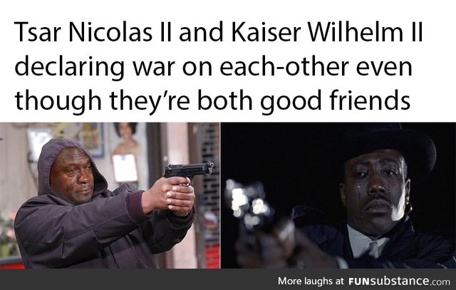 The dudes were actually on good terms with eachother