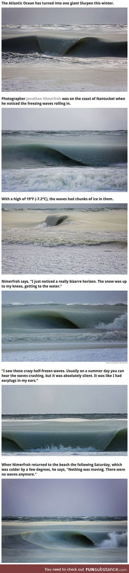 Half-frozen waves