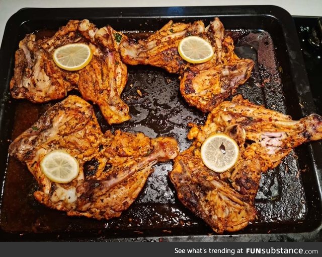 Cajun chicken with over 13 spices - The dish I hate the most to do