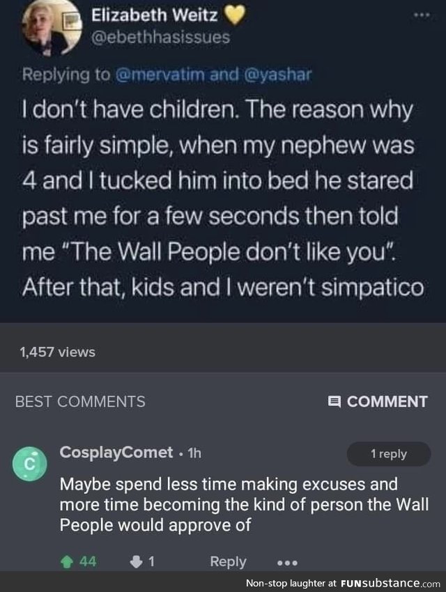 Maybe do some self reflection Karen