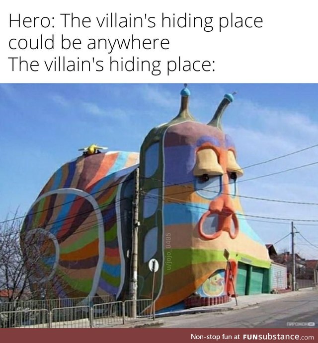 Crazy snail house