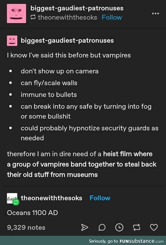 Vampire heist film