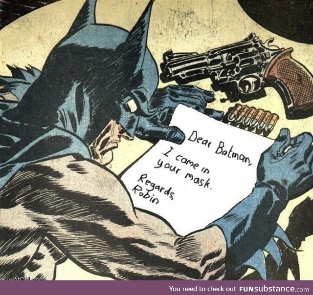 F Batman that’s rough