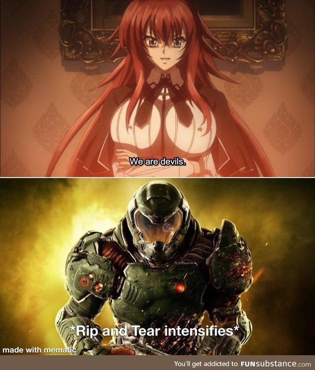 Anime is temporary. DOOM is Eternal