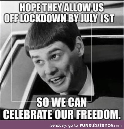 Hope they allow us to celebrate our freedom