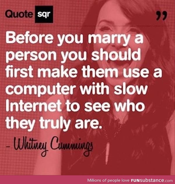 Before marrying someone