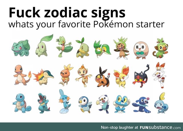 Favorite Pokémon starter?