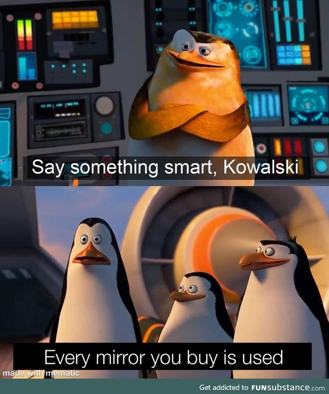 Second-hand, you've been tricked