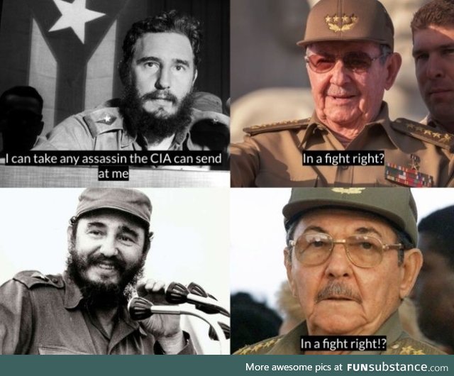 Love him or hate him, Fidel making sweet love to one of his CIA assassins is ***ing