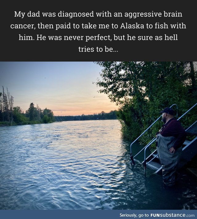 If only this moment could last forever, Dad. I cherish every day we have together.
