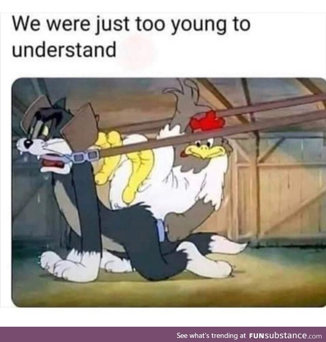 My generation’s cartoons were wild