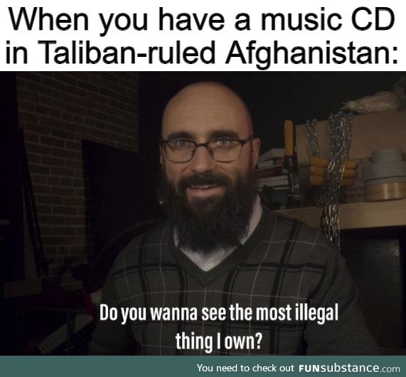 'Cause they banned music