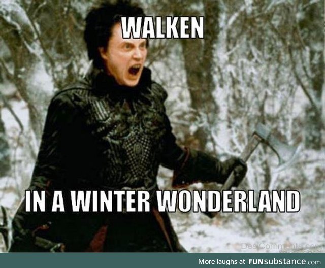 Walken in a winter wonderland
