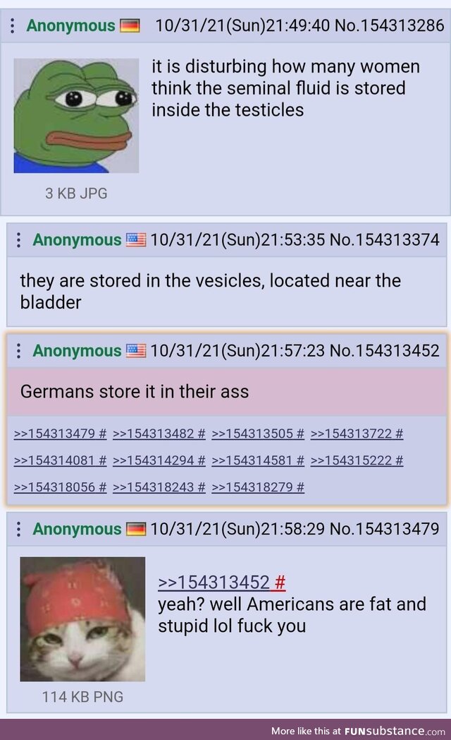 German anon bringing the bants