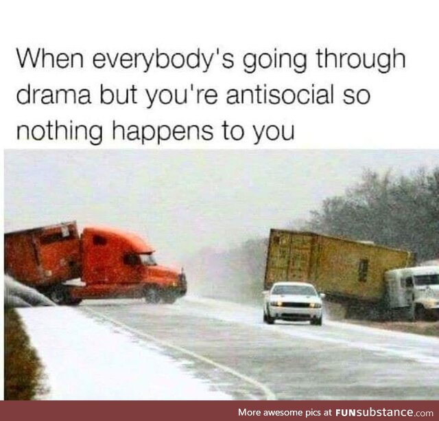 No friends no problems