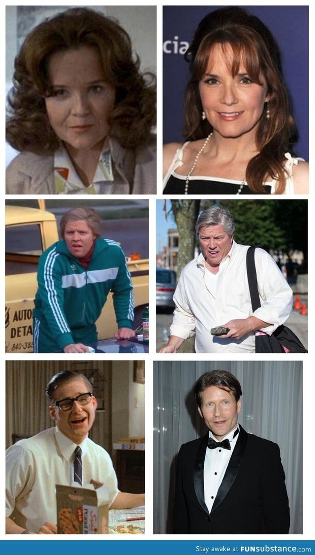 Back to the future: Makeup aging them 30 years vs. Actually aging 30 years