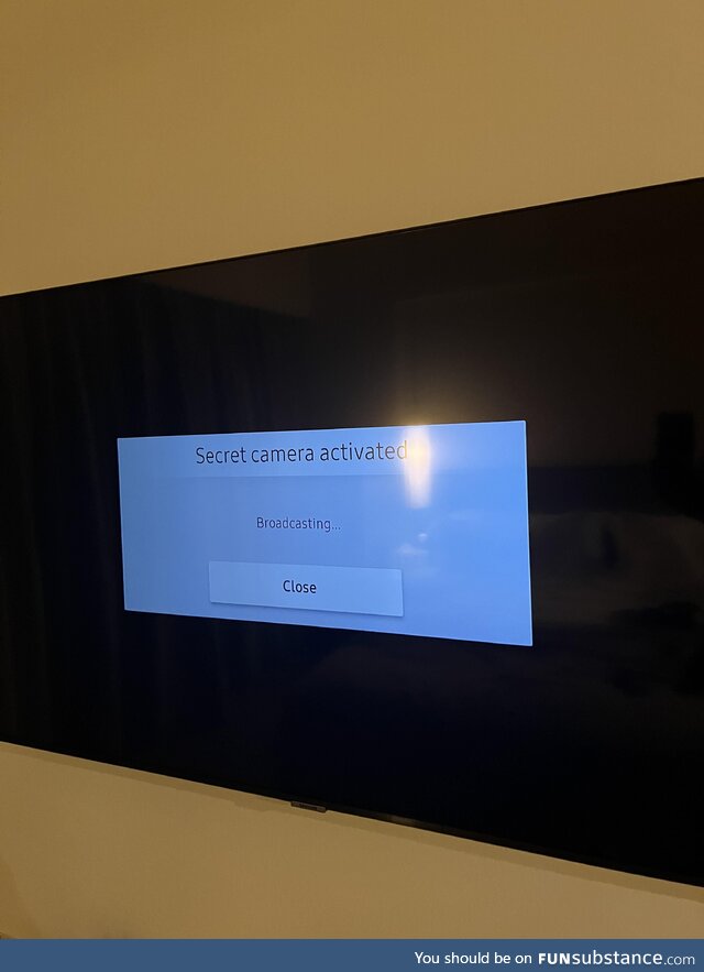TIL you can change a hotel TVs welcome message