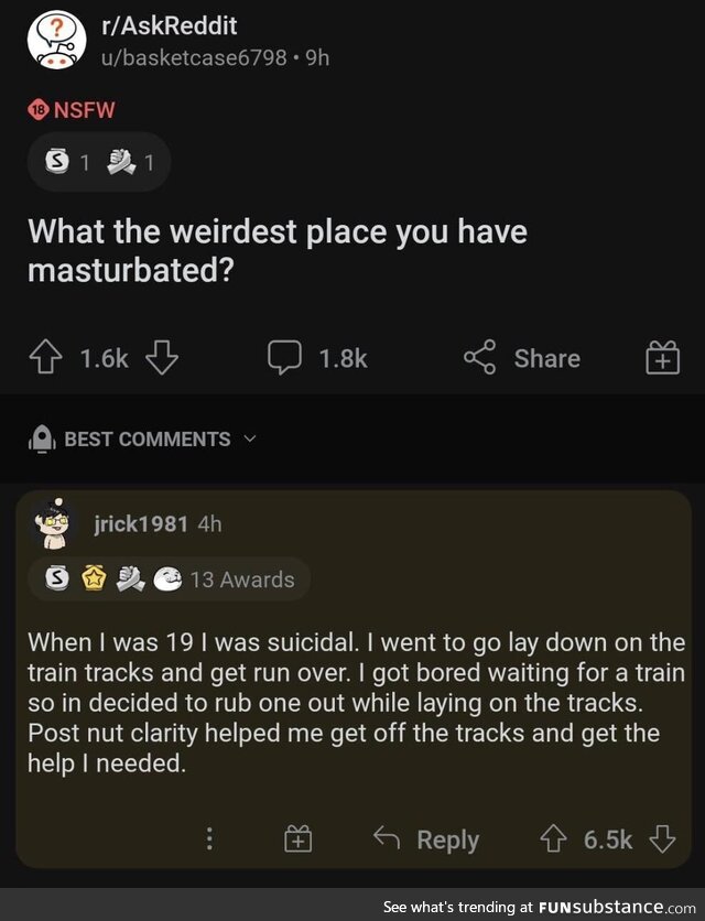 Post nut clarity hits hard