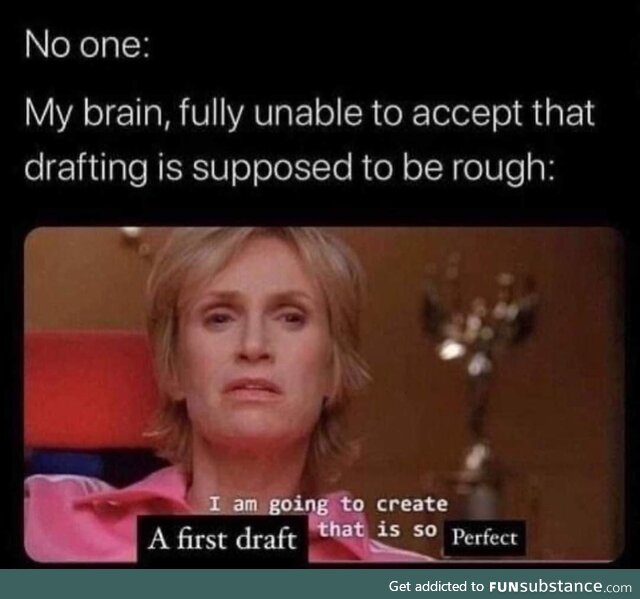 Creation and editing are two separate functions