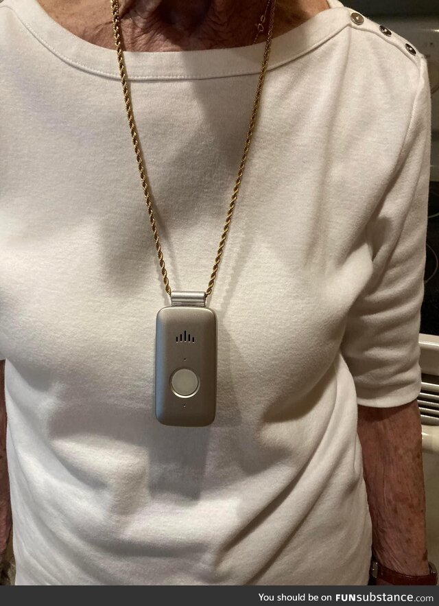 This is the most gangster shit I’ve ever seen. Our customer put her gold chain on her
