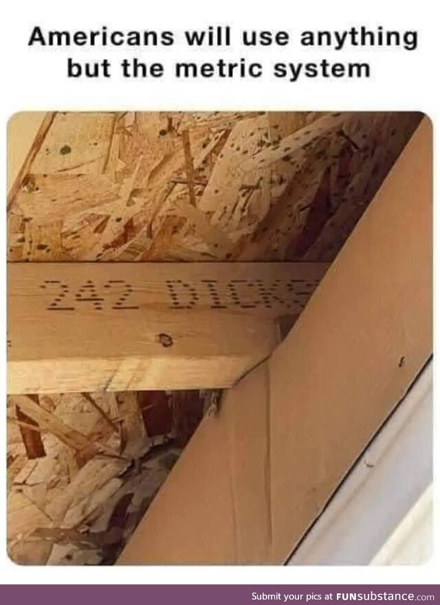 How many meters would that be? Average size being 1 d*ck