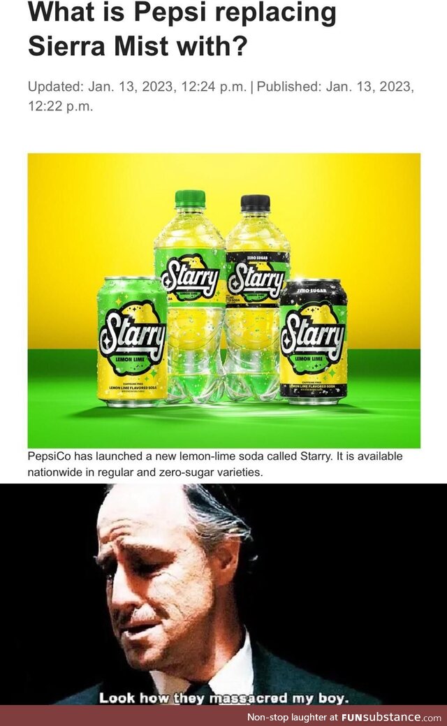 What was wrong with Sierra Mist?