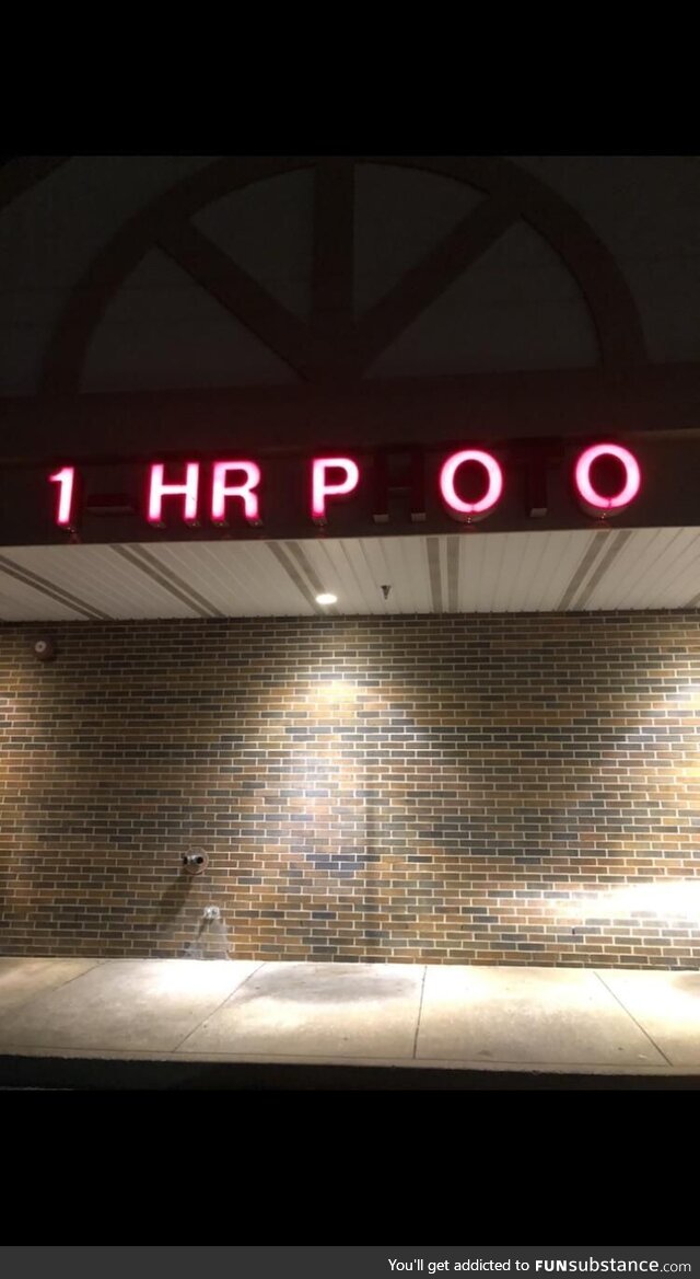 Walgreens sign has a couple lights out