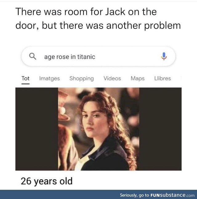 The only problem!
