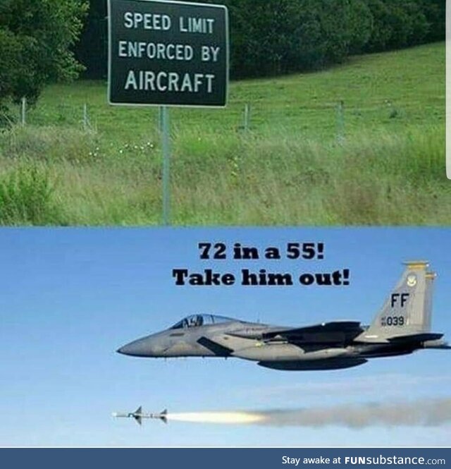 Just go faster than the jet?