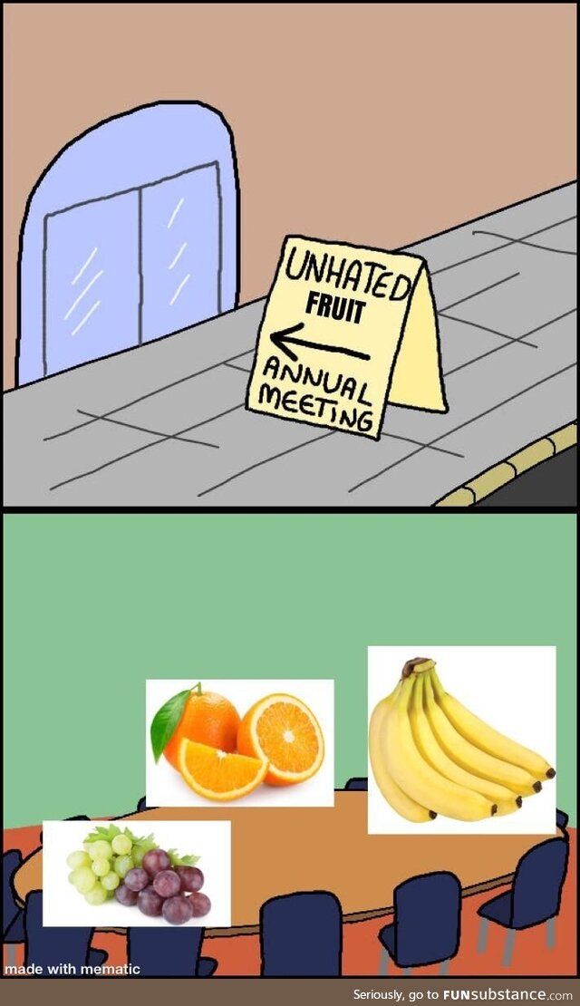 Oranges are the best fruit
